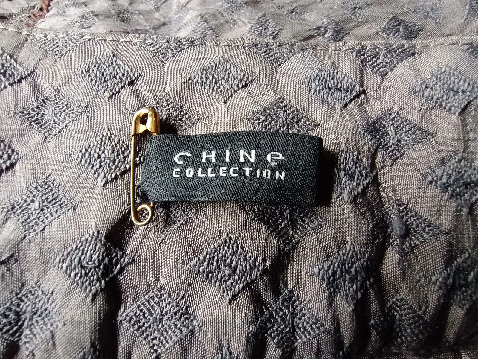 Chine Collection vintage midi falda con encaje y ganchillo, talla 36-38 – photo 6